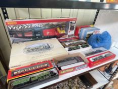 Collection of train carriages and models including Hornby, Bachmann, Hammant and Morean Limited,