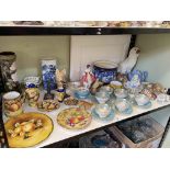 Collection including Royal Crown Derby 1128, Coalport fruit pattern 'Kleersdale' signed saucer,