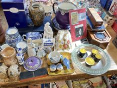 Gleneagles and Royal Doulton Crystal, Victorian porcelain, Maling, Bob Monkhouse autograph, etc.