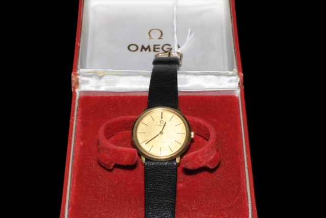 Vintage Omega De Ville wristwatch.