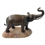 Theodore and Alexander bronze elephant, 33cm across.