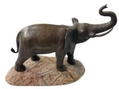 Theodore and Alexander bronze elephant, 33cm across.