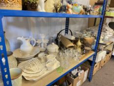 African tribal wares, Denby Stoneware, Leedsware Classical Creamware, decorative porcelain, linens,