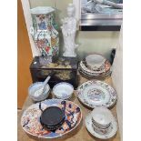 Collection of Oriental Wares including early porcelain.