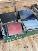 Collection of stamp albums (The Windsor c1840 to QEII UK album),