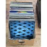Box of LP records including Tommy by The Who.