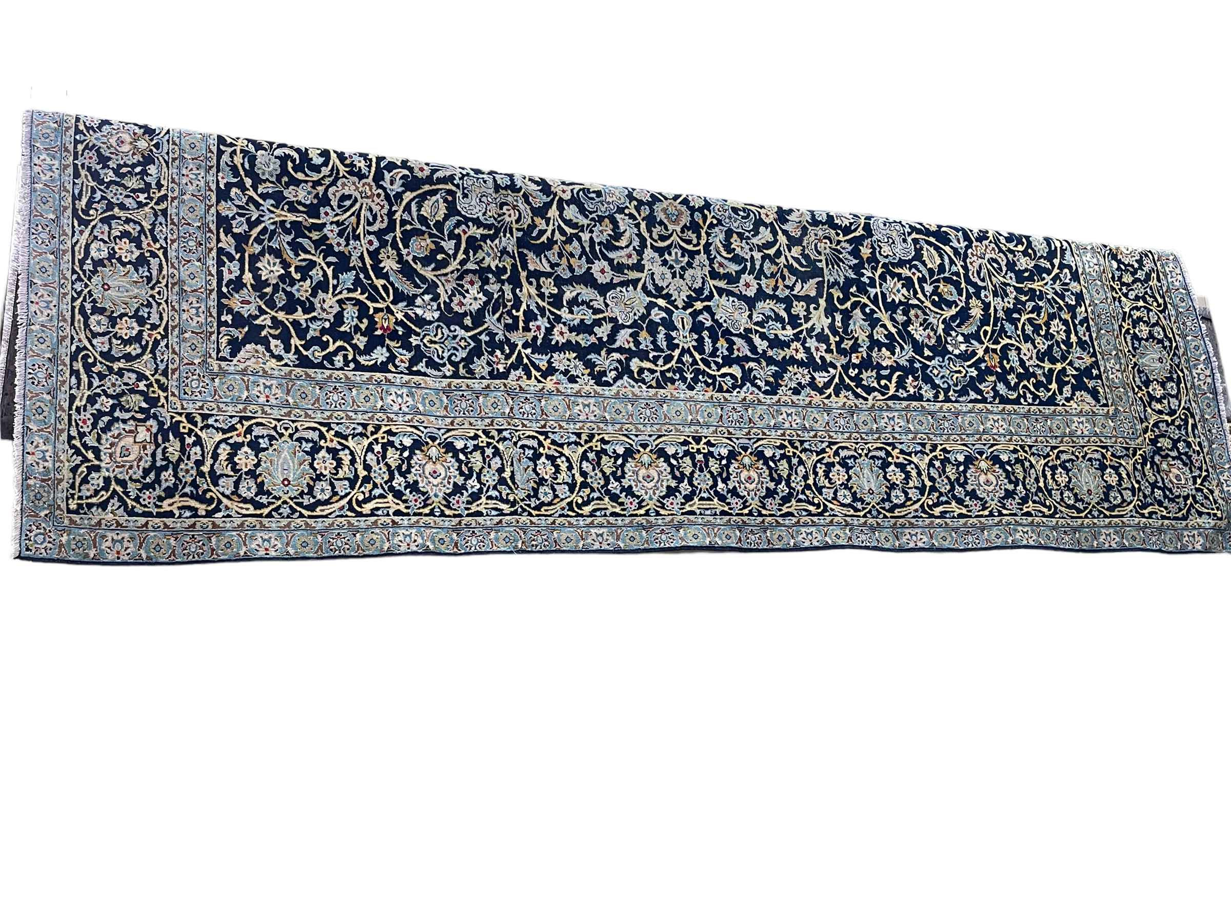 Early 20th Century Persian Isfahan carpet, 3.50 by 2.84.