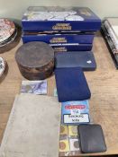 Collection of coins, banknotes, sport medals, tokens, military ephemera,