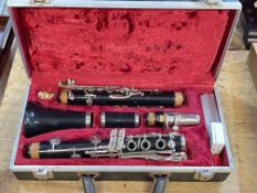 Regent clarinet in case.