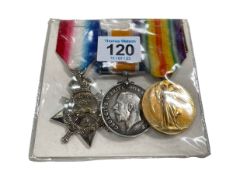 WWI Pip, Squeak and Wilfred medals, awarded to 44905 PTE T. W. Batty R. A. M. C.