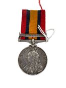 Queen Victoria South African 1899 - 1902 medal with Natal bar, named to '5893 PTE. W. Macadam 2: R.