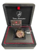 Tonino Lamborghini wristwatch, tag TL 3017.