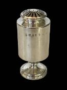 George III silver pepperette by Emes and Bernard, London 1811, 9cm.