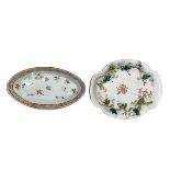 Two Chinese pottery pin dishes.