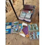 Collection of postcards, stamps inc Herm Island, Lundy,