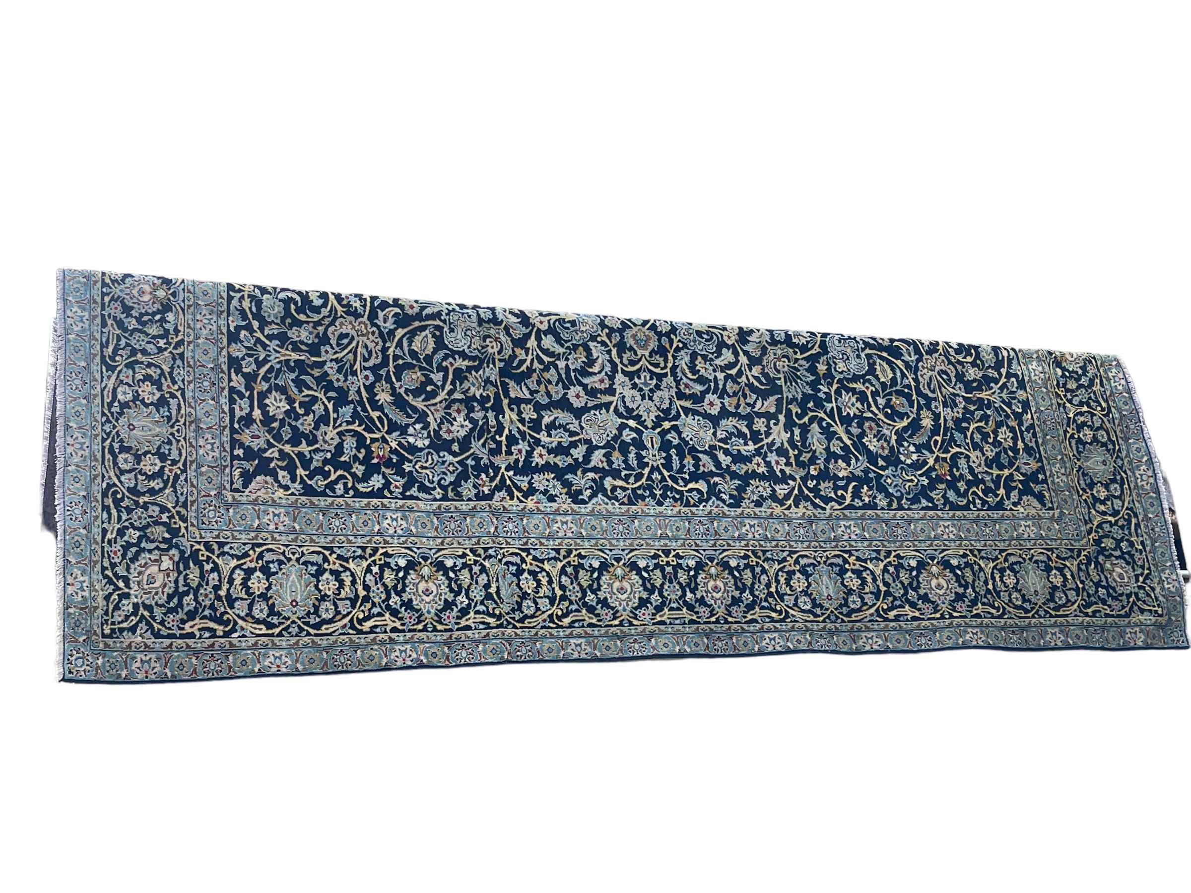 Early 20th Century Persian Isfahan carpet, 3.50 by 2.84.