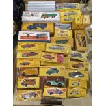 Collection of Dinky model vehicles including Guy Van, Leyland Octopus Wagon, Citroen DS 19,