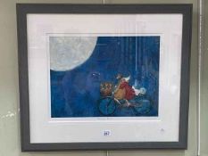 Sam Toft, Moonlight Drive, limited edition print, signed and numbered 306/395 in the margin,