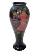 Moorcroft Finch & Berries vase, 27.5cm.