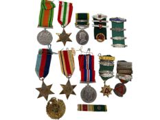 Collection of military medals inc 544277 SPR. G.A. Horsman R.F.