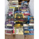 Collection of various model vehicles including Prestons of Potto Daf,