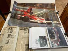 Album of signed Formula 1 photographs, many with certificates,