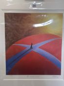 Mackenzie Thorpe, A Crossroads, limited edition photo lithograph,