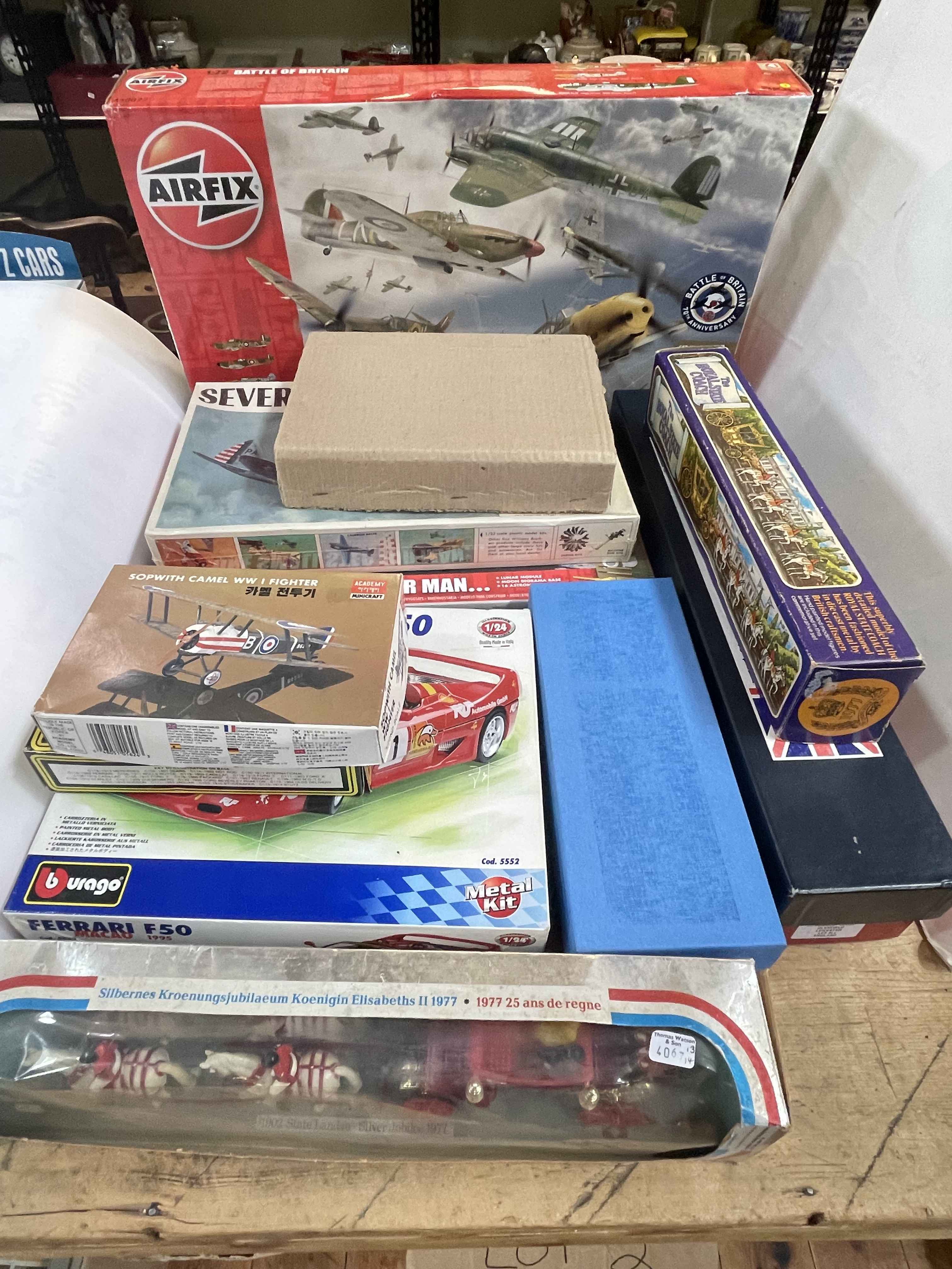 Airfix, Seversky and other model kits, Tournament Collection x 4, Crescent Royal State Coach,