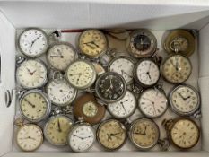 Box of pocket watches.