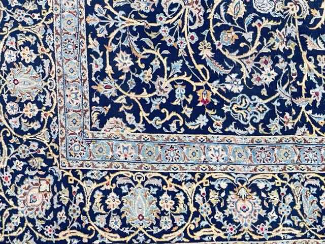 Early 20th Century Persian Isfahan carpet, 3.50 by 2.84. - Image 2 of 2