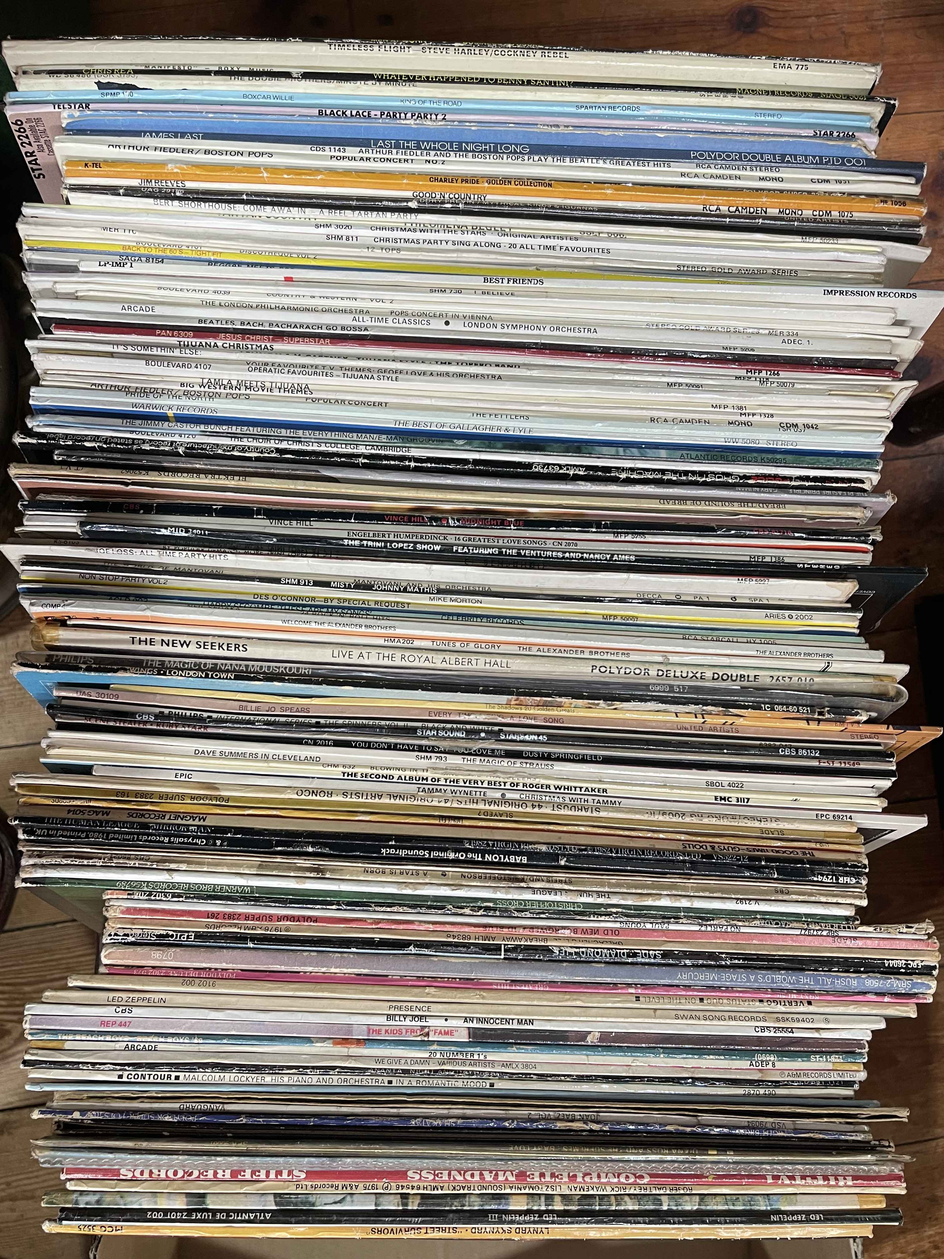 Box of LP records including Rock and Pop. - Image 2 of 2