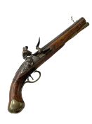 Napoleonic Period Tower flintlock pistol, marked TOWER GR, circa 1800, overall length 39cm.