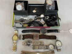 Collection of wristwatches.