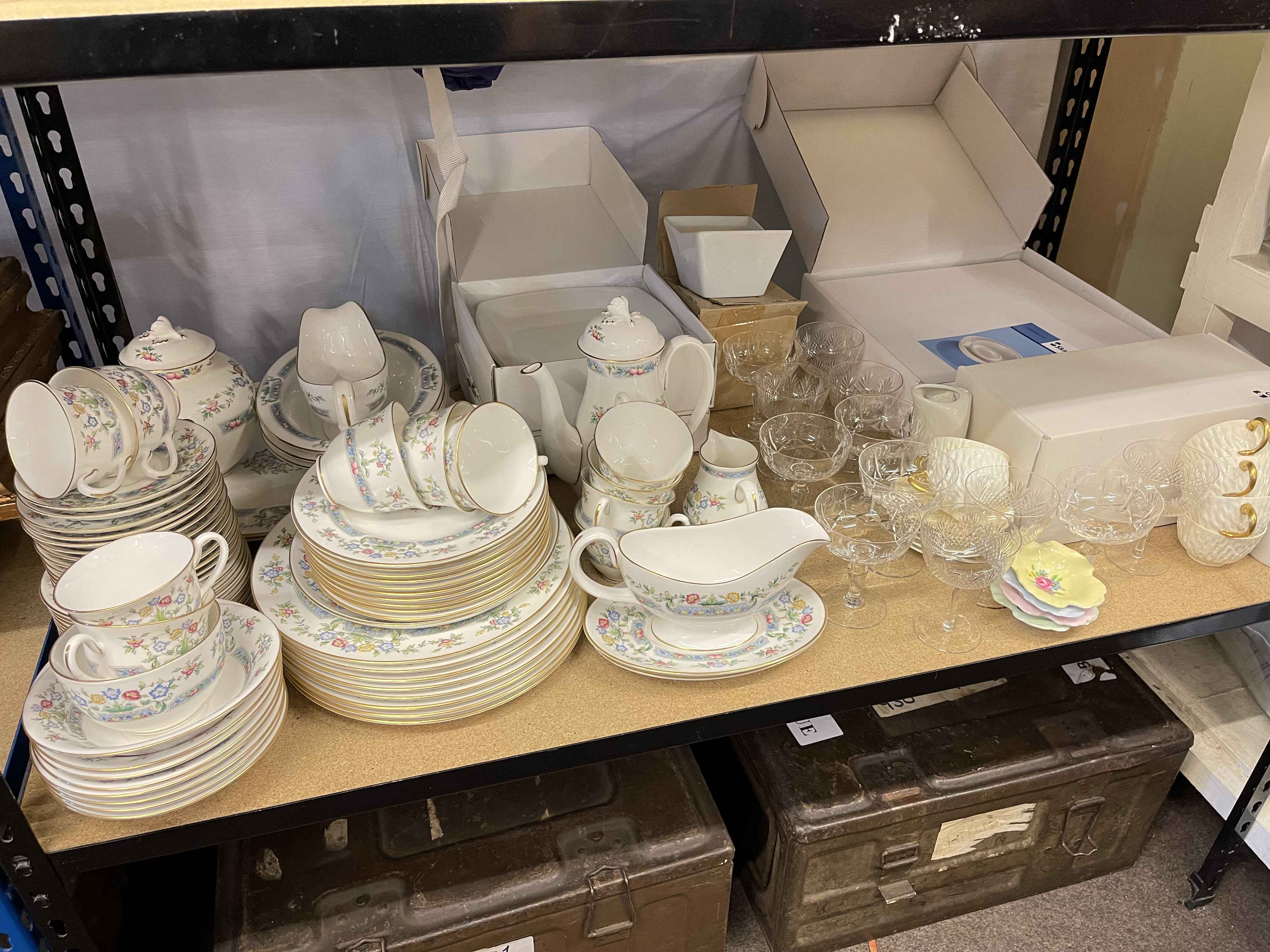 Royal Worcester Mayfield table service approximately 65 pieces,