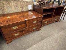 Laura Ashley three drawer low storage table and matching entertainment unit.