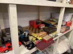 Collection of Meccano, Frog MK6 Spitfire, Hornby, diecast vehicles, etc.