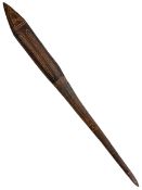 Polynesian Chief/Throwing Stick, with incised decoration, 70cm length, late 19th/early 20th Century.