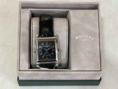 Rotary Revelation double faced wristwatch in box.