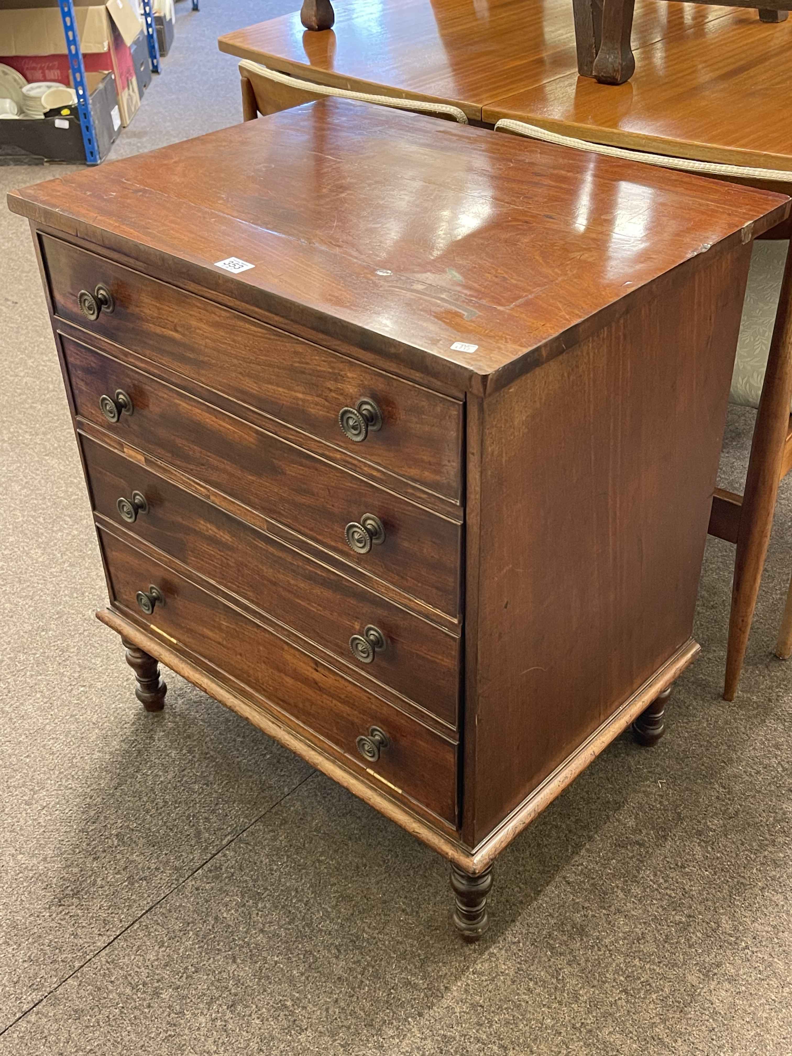 19th Century commode chest, 72cm by 63.5cm by 48cm.