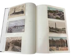 Postcard album of North East postcards inc Blackhall, Castle Eden, Hartlepool, Middlesbrough,