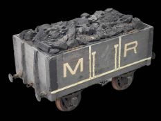 Coal truck tobacco box, 22cm across.