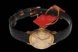 Tudor Princess Date 9 carat gold ladies watch, with tag, papers, receipt from 1974, and boxes.