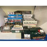 Collection of Eddie Stobart Diecast vehicles.