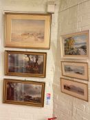 Penley, pair framed landscape watercolours,