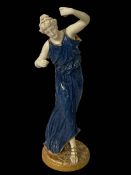 Royal Worcester figure 'Dancer' by James Hadley, date code for 1925, 33cm.