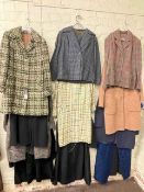 Collection of ladies vintage coats.