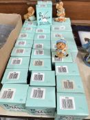 Collection of 28 boxed Pendelfin figures.