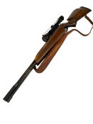 Air Arms TX200 .22 calibre air rifle with scope and bag.