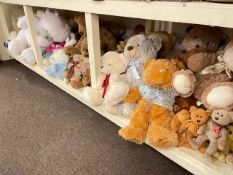 Large collection of teddy bears, novelty soft toys, etc.