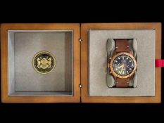 Oris Carl Brasher Chronograph, limited edition, complete with boxes,